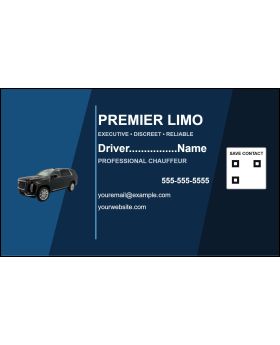 001 Limousine Business Cards Design Your Own