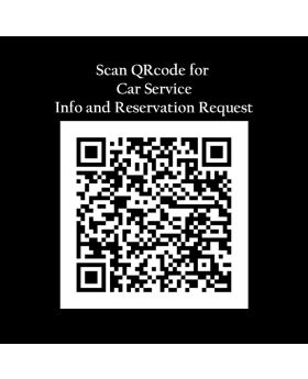 Reservation QRcard 2x2in Laminated Matte qty 9