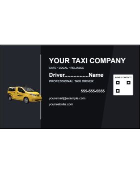 001 Taxi Business Cards Design Your Own